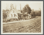 House. South of Main Street, on hillside, east of LIRR tracks, opp. Larrabee house. Oyster Bay, Oyster Bay