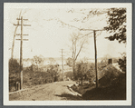 View of West Main Street. E. Larrabee (1873) on left. C. Sammis (1873) on right. Oyster Bay, Oyster Bay