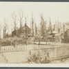 Parsonage. North side of East Main Street, between Pearl and White Streets, behind Christ Episcopal Church. View from White Street.Oyster Bay, Oyster Bay
