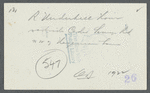 R. Underhill house. West side Cedar Swamp Road, NW of Hegemans Lane. Glen Head, Oyster Bay