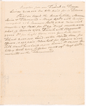 Memorandum of supplies from France and Spain