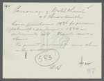 Parsonage of Dutch Church at Brookville. (Notes on back of photo.) Brookville, Oyster Bay