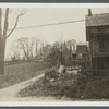 View of Youngs Memorial Cemetery. South side East Main Street, on hill, near junction with road leading to Cove Neck. Oldest tombstone 1720. Oyster Bay, Oyster Bay
