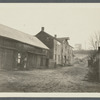 Building. 134 Glen Street, south (or west) side. Former mill? Blacksmith shop in rear. Glen Cove, Oyster Bay