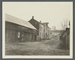 Building. 134 Glen Street, south (or west) side. Former mill? Blacksmith shop in rear. Glen Cove, Oyster Bay