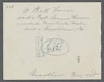 O. Platt house. North side Montauk Highway, east of Brookhaven P.O. and Capt. Seaman house. Brookhaven, Brookhaven