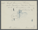 Capt. Seaman house, alias Caroline Hawkins house. East of Brookhaven P.O. South Haven, Brookhaven