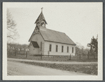 St. James Episcopal Church. SE corner Beaverdam Road and Bay Road, just west of P. Badetty house. Erected 1783 on land donated by John L. Ireland. (Sketch of location on back.) Brookhaven, Brookhaven