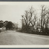 View of Montauk Highway. Looking east. S. Carman house (1858) on left. E.G. Durgen house (1873) on right. South Haven, Brookhaven