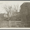 Rear view of S. Carman house. North side Montauk Highway. View across river, near gristmill. South Haven, Brookhaven