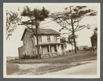 House. At present railroad crossing. Tracks are being laid on embankment further west to eliminate grade crossing. Eastport, Brookhaven