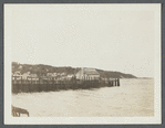 View of Bridgeport Dock. West side Port Jefferson Harbor, at Dyer's Neck. Port Jefferson, Brookhaven