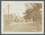 View of Elk Hotel and Restaurant, on left. Jones street, about one block from shore. Port Jefferson, Brookhaven