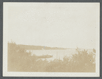 View of west side Port Jefferson Harbor, at Dyer's Neck. Port Jefferson, Brookhaven