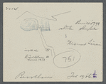House. North of R. Tillotson house (1873). Built 1798. (Sketch of location on back.) Mount Sinai, Brookhaven