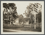 Thompson house. West side of eastern road leading from Setauket Mill Pond to Stony Brook Railroad Station. South Setauket, Brookhaven
