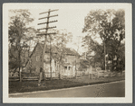 Thompson house. West side of eastern road leading from Setauket Mill Pond to Stony Brook Railroad Station. South Setauket, Brookhaven