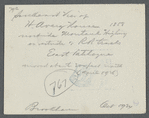 H. Avery house (1858). North side Montauk Highway, west side of railroad tracks. Moved about 200ft north, April 1926. East Patchogue, Brookhaven