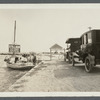 View of dock at foot of Blue Point Ave., on Islip town line. Blue Point, Brookhaven