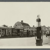 House. South side West Main Street, west of Railroad Ave. Shops on first floor. Louis Kesselman Painter's Supplies on left. Patchogue, Brookhaven