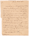 Letter from John Burgoyne
