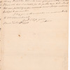 Letter from Arthur Lee