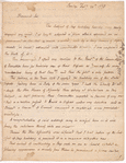 Letter from John Peck