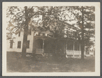 H. Robinson house. North side Montauk Highway, 2 or 3 blocks east of road leading to railroad depot, east of E. Daniels house and Presbyterian Church. Center Moriches, Brookhaven