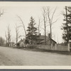 View houses on south side Main Street. S.E. Norton house (1858) on left. Yaphank, Brookhaven