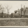 Houses. East side of road to Middle Island, north of junction with road to West Yaphank, opp. Willow Lake (part of Connetquot River). Yaphank, Brookhaven