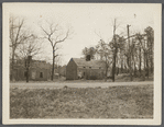 Houses. East side of road to Middle Island, north of junction with road to West Yaphank, opp. Willow Lake (part of Connetquot River). Yaphank, Brookhaven