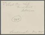 Capt. Elias White house. North side Elias White Road. Sebonac, Southampton