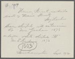 [Mrs. Graham] House. North side Union Street, east of Main Street. Sag Harbor, Southampton