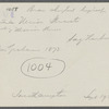 [Mrs. Graham] House. North side Union Street, east of Main Street. Sag Harbor, Southampton