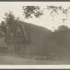 Umbrella House. East side Division Street, north of Washington Street. Built 1670. First story brick. Sag Harbor, Southampton