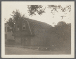 Umbrella House. East side Division Street, north of Washington Street. Built 1670. First story brick. Sag Harbor, Southampton