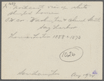 [Thomas Lister] House. SW corner Washington and Church Streets. Sag Harbor, Southampton