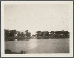 View of Otter Pond. Looking northwest. Sag Harbor, Southampton
