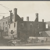 Ruins of Alvin Building. SE corner Main and Washington Streets. Sag Harbor, Southampton