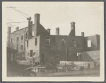 Ruins of Alvin Building. SE corner Main and Washington Streets. Sag Harbor, Southampton