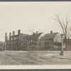 View of East side Main Street, south of Washington Street. Ruins of Alvin Building on left. Sag Harbor, Southampton