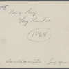 View of Bay. Sag Harbor, Southampton