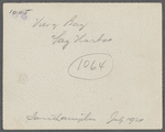View of Bay. Sag Harbor, Southampton