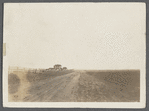 View of [Newlan] house. Road to Sagg Beach, looking south from Sagg Main St., south of Bridge Lane. Bridgehampton, Southampton