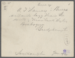 View of one of A.T. Haney's bulls (Haney holding chain?). East side Sagg Main Street, south of Montauk Highway, Poxabogue. Bridgehampton, Southampton