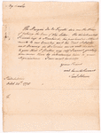 Letter to Samuel Cooper and John Pitts