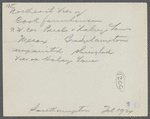 Augustus Cook house. NW corner Paul's and Halsey Lanes. Bridgehampton, Southampton