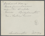 Augustus Cook house. NW corner Paul's and Halsey Lanes. Bridgehampton, Southampton