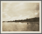 View of Sagg Pond. Looking southwest from Sagg Bridge. Bridgehampton, Southampton