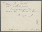 View of Sagg Inlet. Looking south from Saggaponack Road, east of Chas. T. Ludlow house. Bridgehampton, Southampton